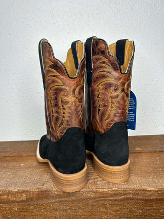 Men's R. Watson Black Roughout Boot-Men's Boots-R. Watson-Lucky J Boots & More, Women's, Men's, & Kids Western Store Located in Carthage, MO