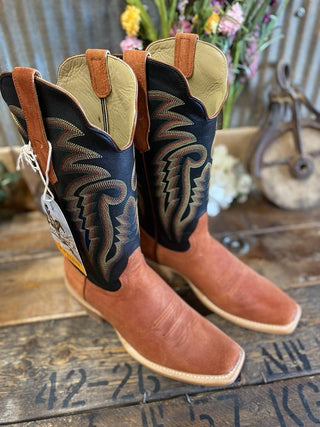 Men's R. Watson Cognac Boar Boot-Men's Boots-R. Watson-Lucky J Boots & More, Women's, Men's, & Kids Western Store Located in Carthage, MO