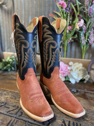 Men's R. Watson Cognac Boar Boot-Men's Boots-R. Watson-Lucky J Boots & More, Women's, Men's, & Kids Western Store Located in Carthage, MO