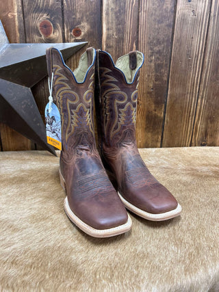Men's R. Watson Cognac Goat Boot-Men's Boots-R. Watson-Lucky J Boots & More, Women's, Men's, & Kids Western Store Located in Carthage, MO