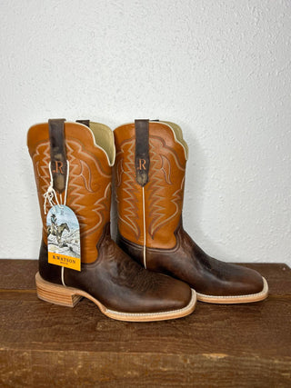 Men's R. Watson Loco Distressed Goat Boot-Men's Boots-R. Watson-Lucky J Boots & More, Women's, Men's, & Kids Western Store Located in Carthage, MO