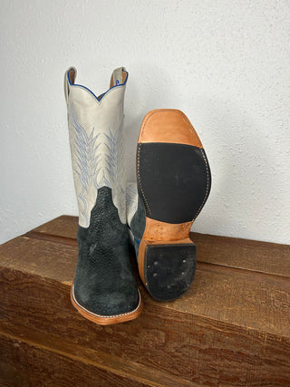 Men's Rios of Mercedes Grey Carpincho Boot-Men's Boots-Rios of Mercedes-Lucky J Boots & More, Women's, Men's, & Kids Western Store Located in Carthage, MO