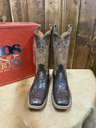 Men's Rios of Mercedes Nicotine Full Quill Ostrich Boot - Lucky J Boots & More