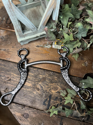 Midnight Silver Light Weight Mullen Mouth 215626-Bits-MJ Freeman-Lucky J Boots & More, Women's, Men's, & Kids Western Store Located in Carthage, MO