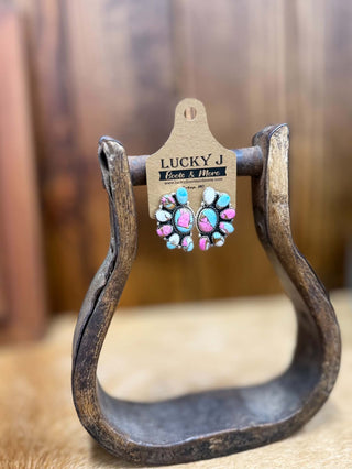 Noah Earrings - Lucky J Boots & More