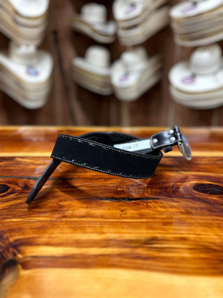 Nocona Black Roughout Belt-Belts-M & F Western Products-Lucky J Boots & More, Women's, Men's, & Kids Western Store Located in Carthage, MO