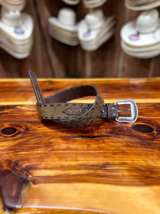 Nocona Brown Roughout Belt-Belts-M & F Western Products-Lucky J Boots & More, Women's, Men's, & Kids Western Store Located in Carthage, MO