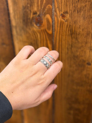 Piper Ring-Rings-LJ Turquoise-Lucky J Boots & More, Women's, Men's, & Kids Western Store Located in Carthage, MO