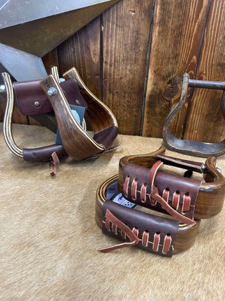 Professional's Choice Gloss Wood Stirrup-Stirrups-Professionals Choice-Lucky J Boots & More, Women's, Men's, & Kids Western Store Located in Carthage, MO