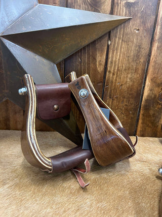 Professional's Choice Gloss Wood Stirrup-Stirrups-Professionals Choice-Lucky J Boots & More, Women's, Men's, & Kids Western Store Located in Carthage, MO