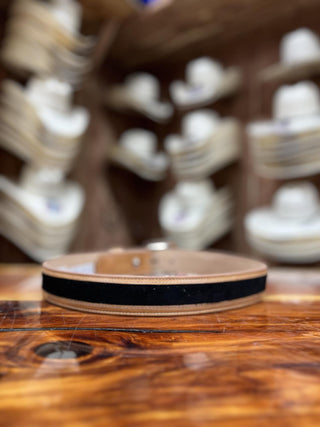 R. Watson Black Suede Belt-Belts-R. Watson-Lucky J Boots & More, Women's, Men's, & Kids Western Store Located in Carthage, MO
