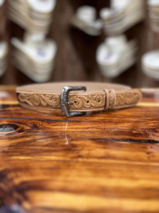 R Watson Rhubarb Suede Belt-Belts-R. Watson-Lucky J Boots & More, Women's, Men's, & Kids Western Store Located in Carthage, MO