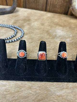 Raven Ring-Rings-LJ Turquoise-Lucky J Boots & More, Women's, Men's, & Kids Western Store Located in Carthage, MO