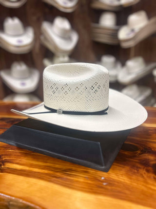 Resistol 20x Latigo Straw Hat 4 1/2"Brim-Straw Cowboy Hats-Resistol-Lucky J Boots & More, Women's, Men's, & Kids Western Store Located in Carthage, MO