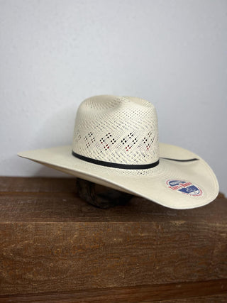 Resistol 20x Latigo Straw Hat 4 1/4"Brim-Straw Cowboy Hats-Resistol-Lucky J Boots & More, Women's, Men's, & Kids Western Store Located in Carthage, MO