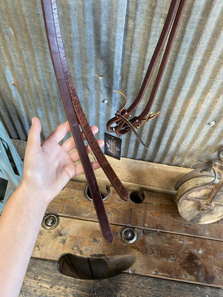 RH Split Rein Heavy Oil 5/8-Reins-Professionals Choice-Lucky J Boots & More, Women's, Men's, & Kids Western Store Located in Carthage, MO