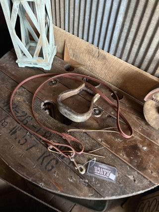 RH7090HO-PK RH Roping Rein 1/2 HO Pineapple Knot-Reins-Professionals Choice-Lucky J Boots & More, Women's, Men's, & Kids Western Store Located in Carthage, MO