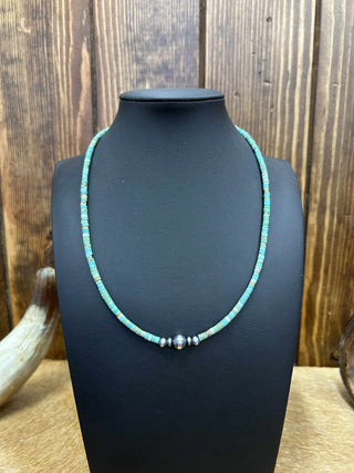 Rhodes Necklace-Necklaces-LJ Turquoise-Lucky J Boots & More, Women's, Men's, & Kids Western Store Located in Carthage, MO