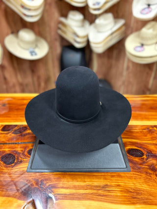 Rodeo King 30X Black Felt Hat-Felt Cowboy Hats-Rodeo King-Lucky J Boots & More, Women's, Men's, & Kids Western Store Located in Carthage, MO