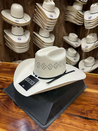 Rodeo King Cattleman 24K 4 1/4" Brim Straw Hat-Straw Cowboy Hats-Rodeo King-Lucky J Boots & More, Women's, Men's, & Kids Western Store Located in Carthage, MO