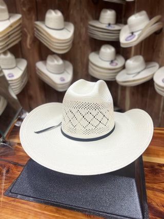 Rodeo King Maverick Double Diamond 4.5" Brim Straw Hat-Straw Cowboy Hats-Rodeo King-Lucky J Boots & More, Women's, Men's, & Kids Western Store Located in Carthage, MO