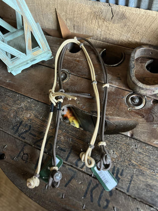 Rope Headstall W-13-Headstall-Berlin Leather-Lucky J Boots & More, Women's, Men's, & Kids Western Store Located in Carthage, MO