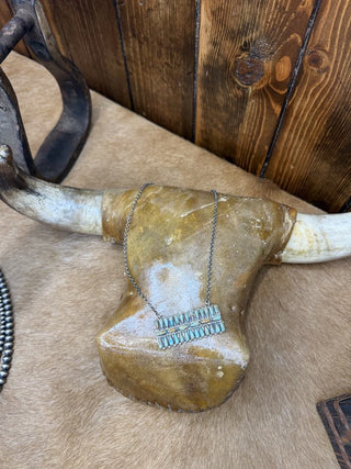 Rosalie Necklace-Necklaces-LJ Turquoise-Lucky J Boots & More, Women's, Men's, & Kids Western Store Located in Carthage, MO