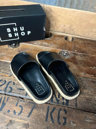 Shu Shop Crisanta Sandals in Black *Final Sale*-Women's Casual Shoes-Shu Shop-Lucky J Boots & More, Women's, Men's, & Kids Western Store Located in Carthage, MO