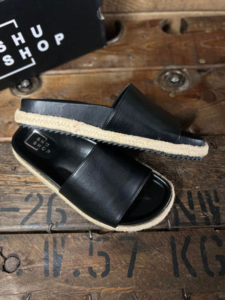 Shu Shop Crisanta Sandals in Black *Final Sale*-Women's Casual Shoes-Shu Shop-Lucky J Boots & More, Women's, Men's, & Kids Western Store Located in Carthage, MO