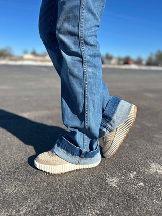 Shu Shop Selina Sneaker in Gold *FINAL SALE*-Women's Casual Shoes-Shu Shop-Lucky J Boots & More, Women's, Men's, & Kids Western Store Located in Carthage, MO