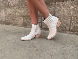 Simone Bootie in Missouri Blanco by Liberty Black *FINAL SALE*-Women's Boots-Liberty Black-Lucky J Boots & More, Women's, Men's, & Kids Western Store Located in Carthage, MO