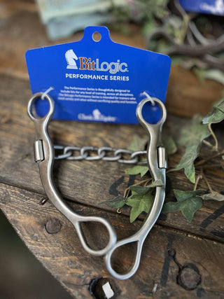 SS Performance Series Bit 7" Straight Shank Chain MP SSPSBIT7SS30-Bits-Equibrand-Lucky J Boots & More, Women's, Men's, & Kids Western Store Located in Carthage, MO