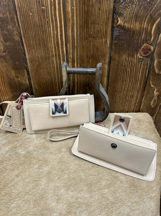 STS Basic Bliss Buckskin Haley Bifold Wristlet-Wristlets-Carrol STS Ranchwear-Lucky J Boots & More, Women's, Men's, & Kids Western Store Located in Carthage, MO