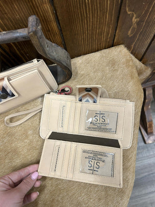 STS Basic Bliss Buckskin Haley Bifold Wristlet-Wristlets-Carrol STS Ranchwear-Lucky J Boots & More, Women's, Men's, & Kids Western Store Located in Carthage, MO
