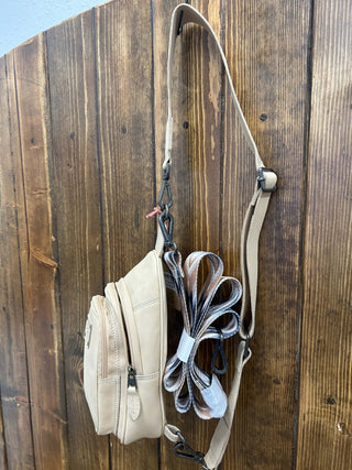 STS Basic Bliss Buckskin Sojourner Sling Bag-Sling Bags-Carrol STS Ranchwear-Lucky J Boots & More, Women's, Men's, & Kids Western Store Located in Carthage, MO