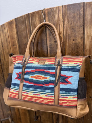 STS Chaynee Valley Serape Amelia Multi Bag-Duffle Bags-Carrol STS Ranchwear-Lucky J Boots & More, Women's, Men's, & Kids Western Store Located in Carthage, MO