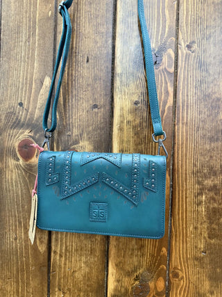 STS Wayfarer Turquoise Evie Organizer Bag-Clutches-Carrol STS Ranchwear-Lucky J Boots & More, Women's, Men's, & Kids Western Store Located in Carthage, MO
