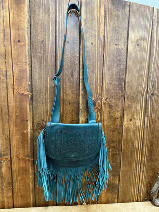 STS Wayfarer Turquoise Selah Saddle Bag-Crossbody bag-Carrol STS Ranchwear-Lucky J Boots & More, Women's, Men's, & Kids Western Store Located in Carthage, MO