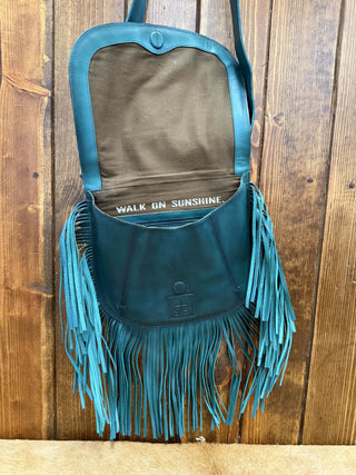 STS Wayfarer Turquoise Selah Saddle Bag-Crossbody bag-Carrol STS Ranchwear-Lucky J Boots & More, Women's, Men's, & Kids Western Store Located in Carthage, MO