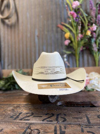 T71318 Twister Youth Bangora Straw Hat-Kids Straw Cowboy Hat-M & F Western Products-Lucky J Boots & More, Women's, Men's, & Kids Western Store Located in Carthage, MO