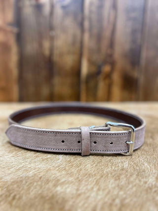 Texas Saddlery Brown Roughout Belt-Belts-Texas Saddlery-Lucky J Boots & More, Women's, Men's, & Kids Western Store Located in Carthage, MO