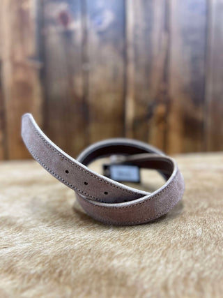 Texas Saddlery Brown Roughout Belt-Belts-Texas Saddlery-Lucky J Boots & More, Women's, Men's, & Kids Western Store Located in Carthage, MO