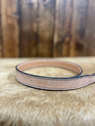 Texas Saddlery Natural Tapered Roughout Belt-Belts-Texas Saddlery-Lucky J Boots & More, Women's, Men's, & Kids Western Store Located in Carthage, MO