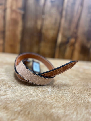 Texas Saddlery Saddle Spider & Roughout Kid's Belt-Kids Belts-Texas Saddlery-Lucky J Boots & More, Women's, Men's, & Kids Western Store Located in Carthage, MO