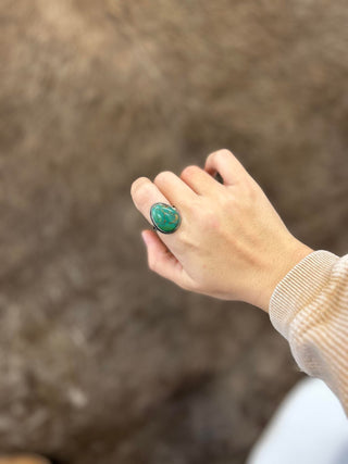 The Bella Ring - Size 9-Rings-LJ Turquoise-Lucky J Boots & More, Women's, Men's, & Kids Western Store Located in Carthage, MO