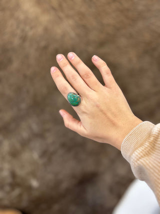 The Bella Ring - Size 9-Rings-LJ Turquoise-Lucky J Boots & More, Women's, Men's, & Kids Western Store Located in Carthage, MO