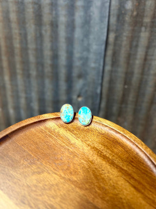 The Lily Earrings-Earrings-LJ Turquoise-Lucky J Boots & More, Women's, Men's, & Kids Western Store Located in Carthage, MO