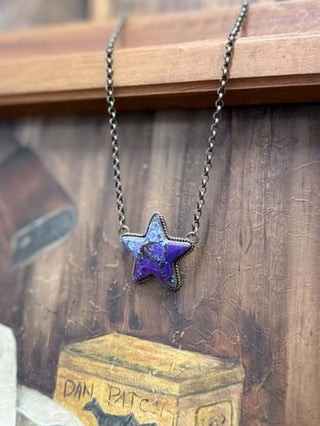 The Oakley Star Necklace - Lucky J Boots & More