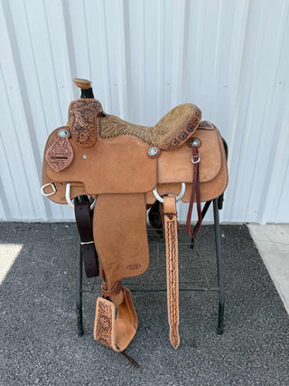 Trent Ward OY Calf Roper Saddle ISCR79-25-Saddle-Trent Ward-Lucky J Boots & More, Women's, Men's, & Kids Western Store Located in Carthage, MO