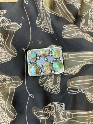 Turquoise Belt Buckles - Lucky J Boots & More